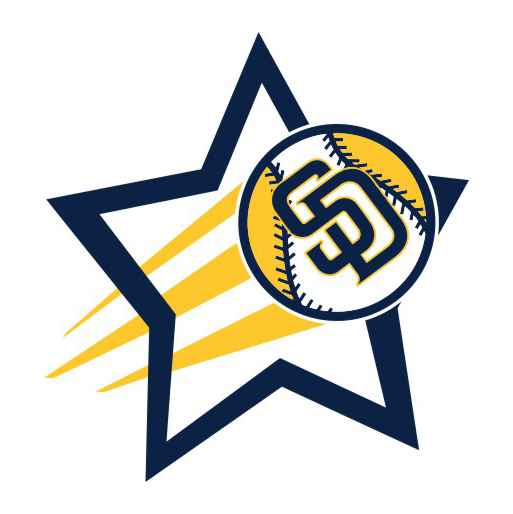 San Diego Padres Baseball Goal Star logo iron on paper